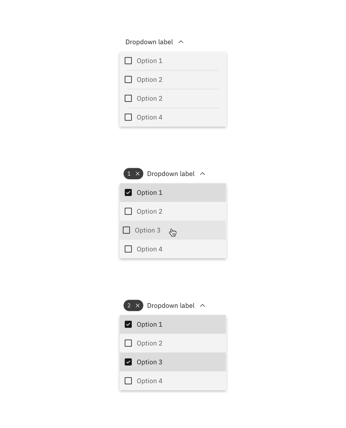 multiselect dropdown